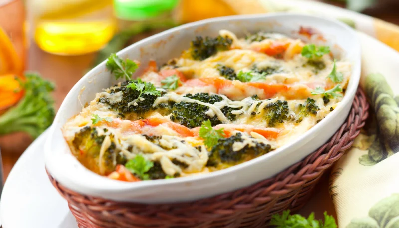 Gratin de saumon aux brocolis