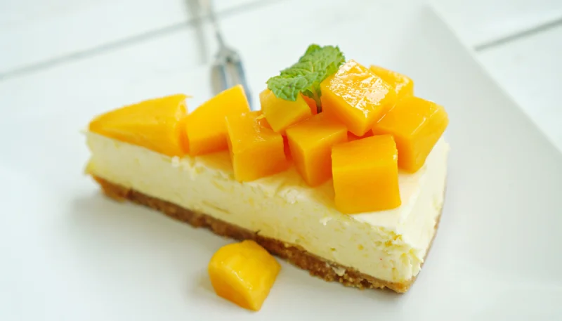 Cheesecake à la mangue
