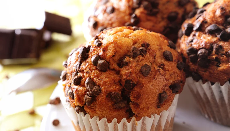 Muffins aux pépites de chocolat