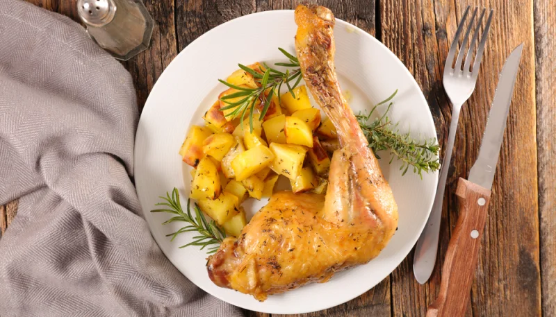 Cuisses de poulet aux pommes de terre au Cookeo