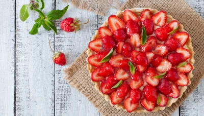Tarte aux fraises