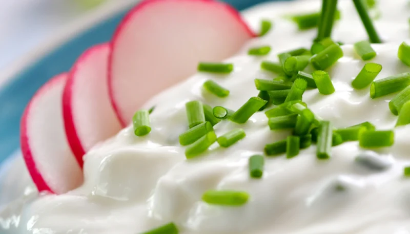 Dip de radis et fromage frais