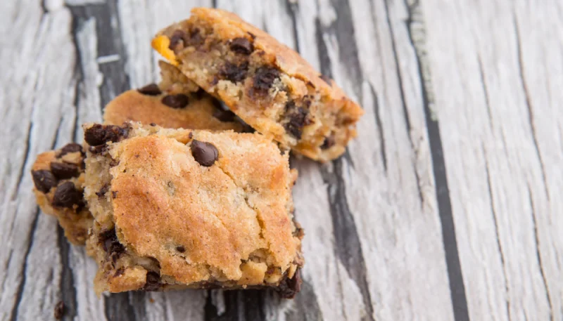 Blondie aux pépites de chocolat