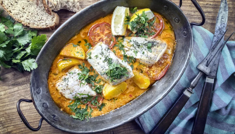 Bouillabaisse de cabillaud