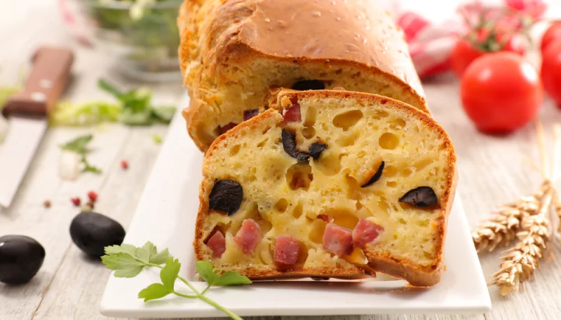 Cake aux olives et jambon au Cookeo