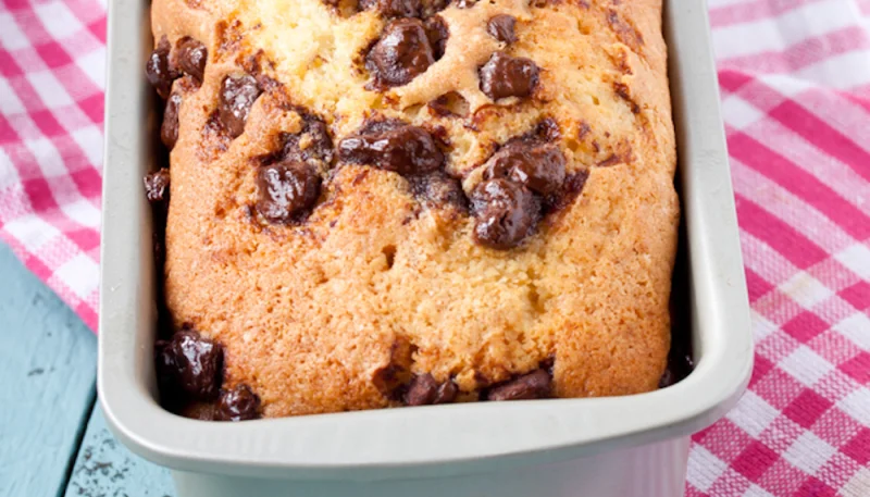 Cake à la vanille et pépites de chocolat
