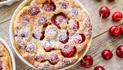 Clafoutis aux cerises au Cookeo