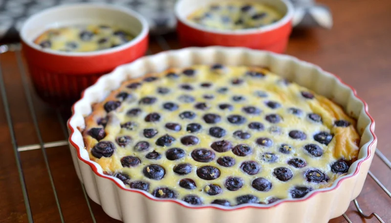 Clafoutis aux myrtilles