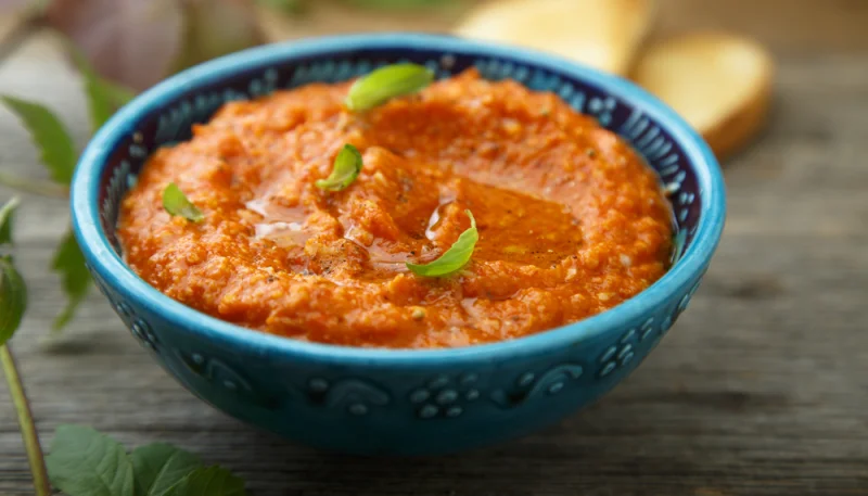 Dip de tomates et de poivrons