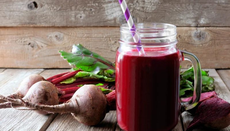 Jus de betterave aux carottes