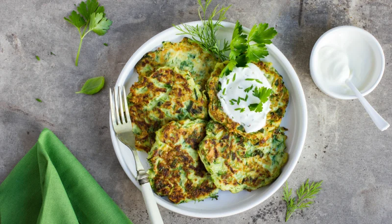 Pancakes de courgettes