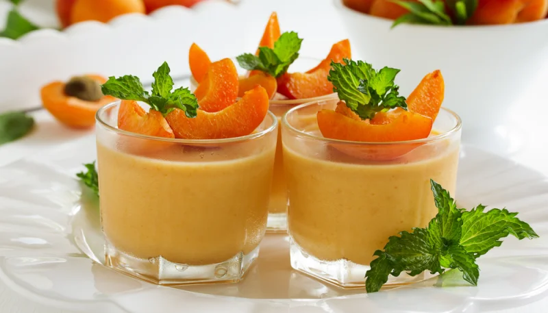 Panna cotta à l'abricot