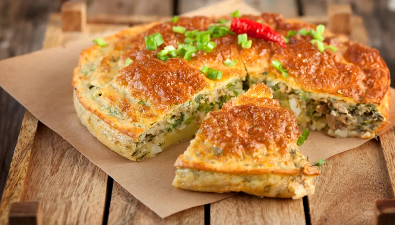 Quiche provençale au thon sans pâte