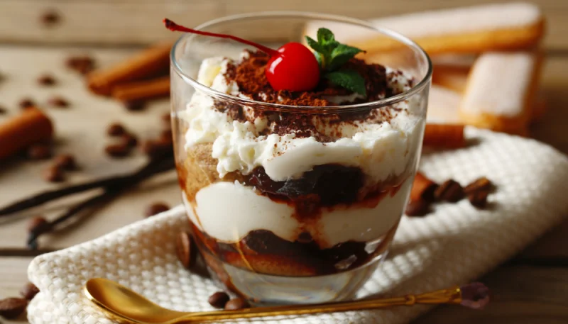 Tiramisu à la cerise