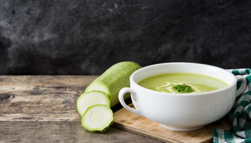 Velouté de courgettes à la Vache qui rit au Cookeo