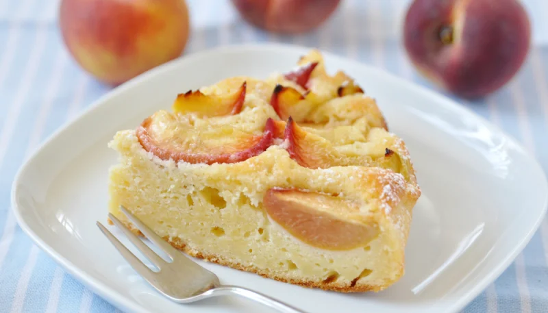 Clafoutis aux pêches
