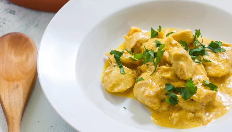 Poulet au curry au Cookeo