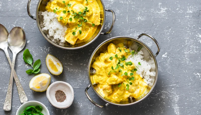Curry de saumon