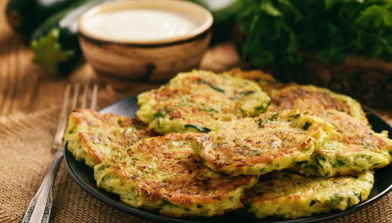 Galettes de courgettes à la feta