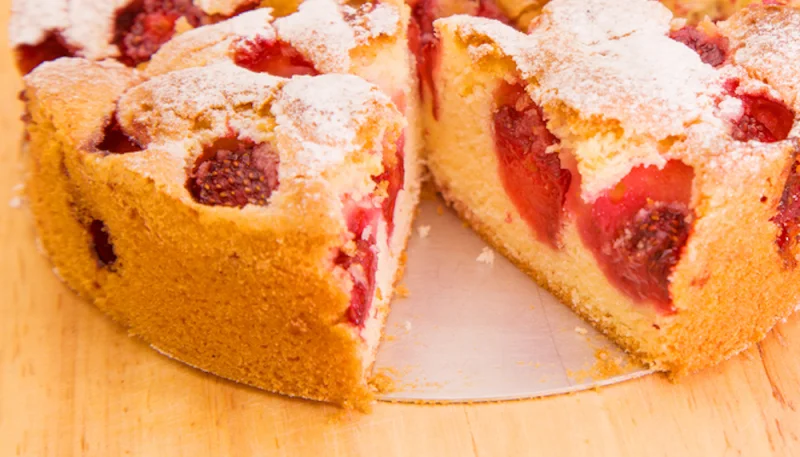 Gâteau aux fraises sans gluten