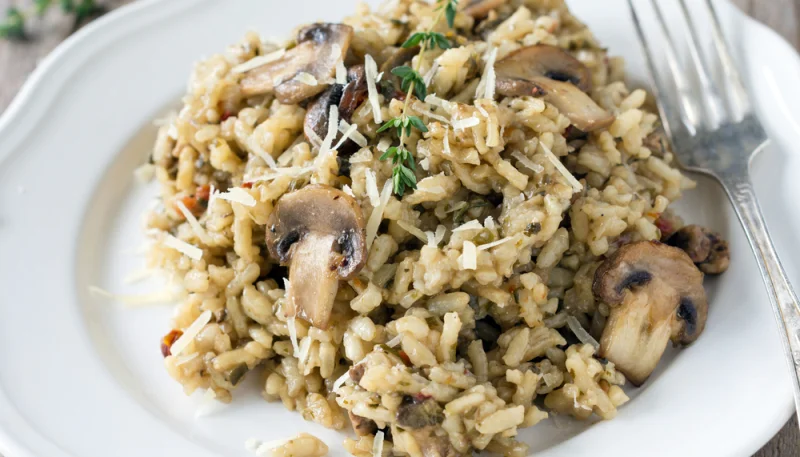 Risotto aux champignons
