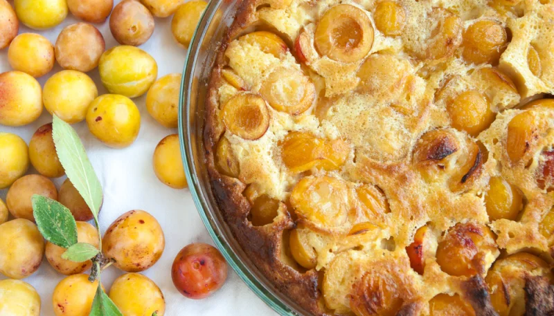 Clafoutis aux mirabelles