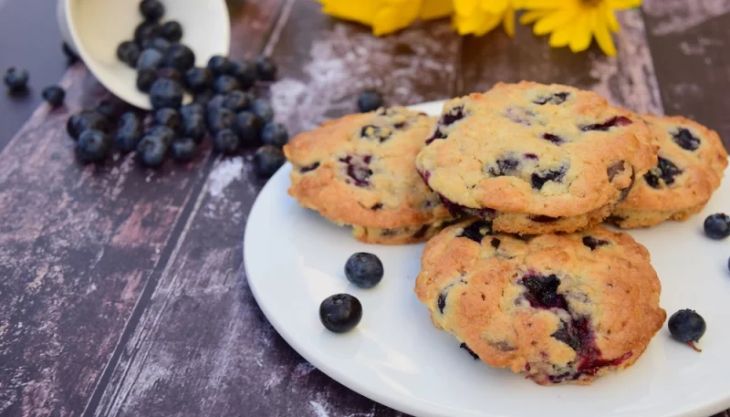 Cookies à la myrtille