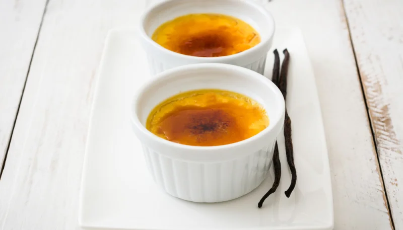 Crème brûlée à la vanille