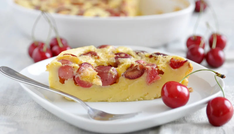 Flan aux cerises