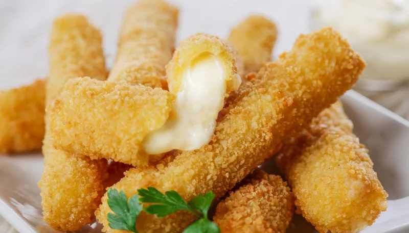 Frites de mozzarella