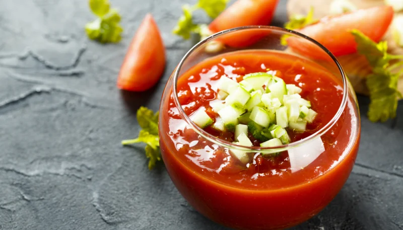 Gaspacho de tomates au Thermomix