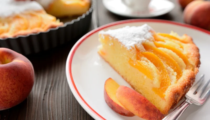 Gâteau aux nectarines