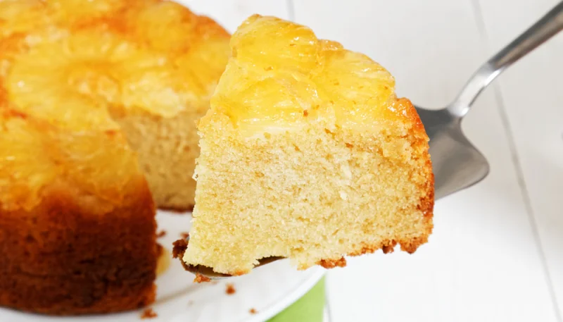 Gâteau renversé à l'ananas au Cookeo