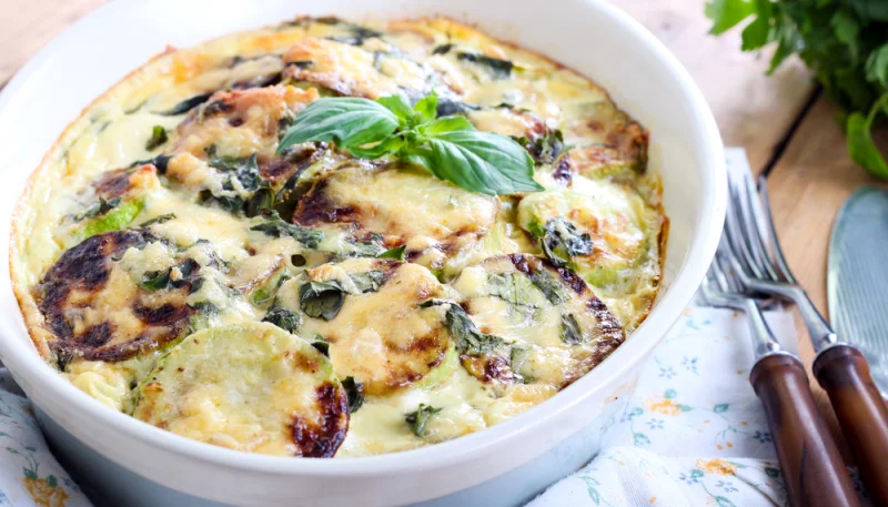 Gratin de courgettes à la viande de boeuf