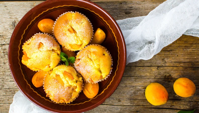 Muffins à l'abricot