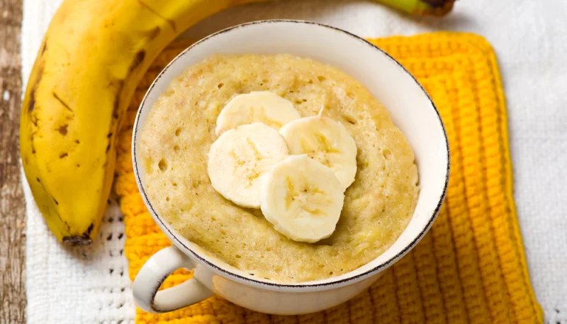 Mug cake à la banane