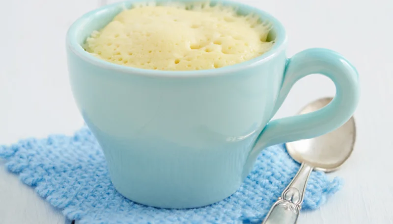 Mug cake à la vanille