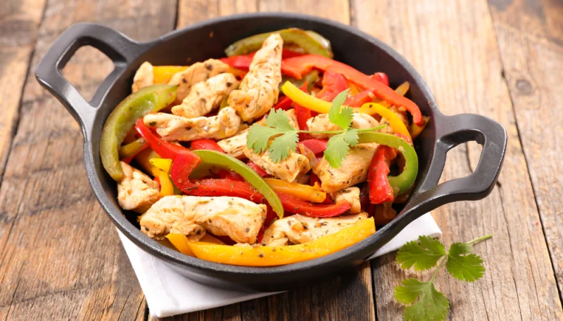 Poulet aux poivrons au Companion