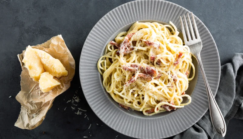 Spaghetti carbonara au Thermomix