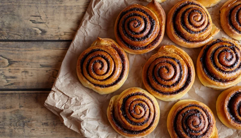 Escargots feuilletés au chocolat