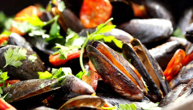 Moules au chorizo