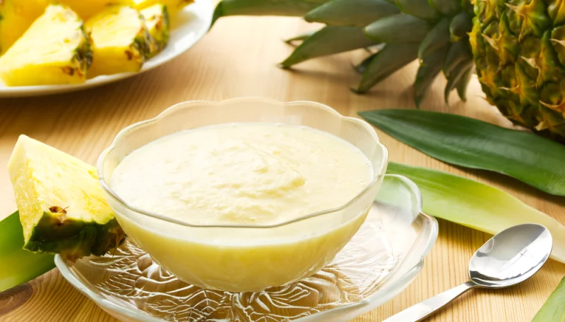 Mousse à l'ananas