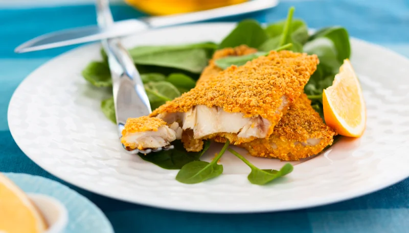 Poisson pané au curry
