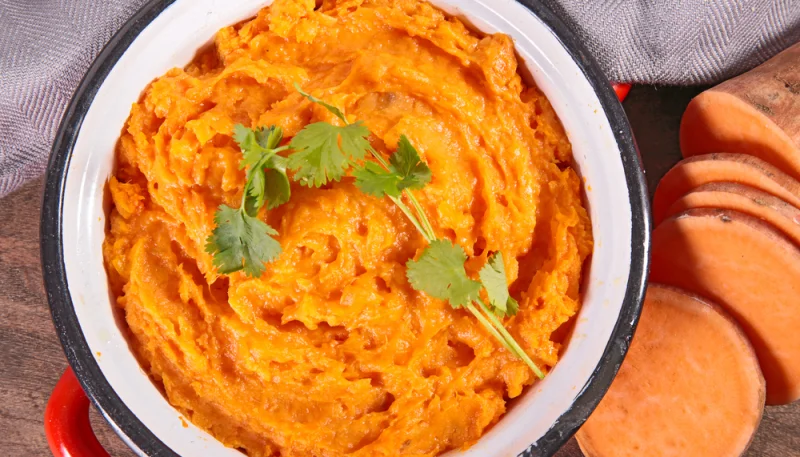 Purée de patate douce