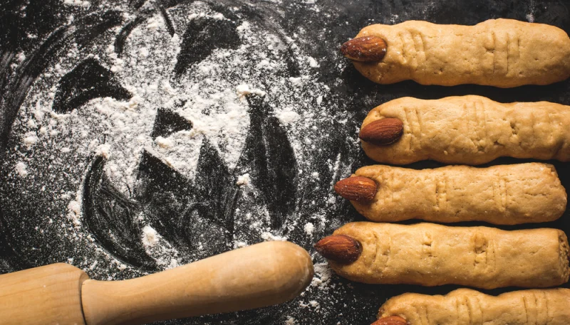 Doigts de sorcière d'Halloween