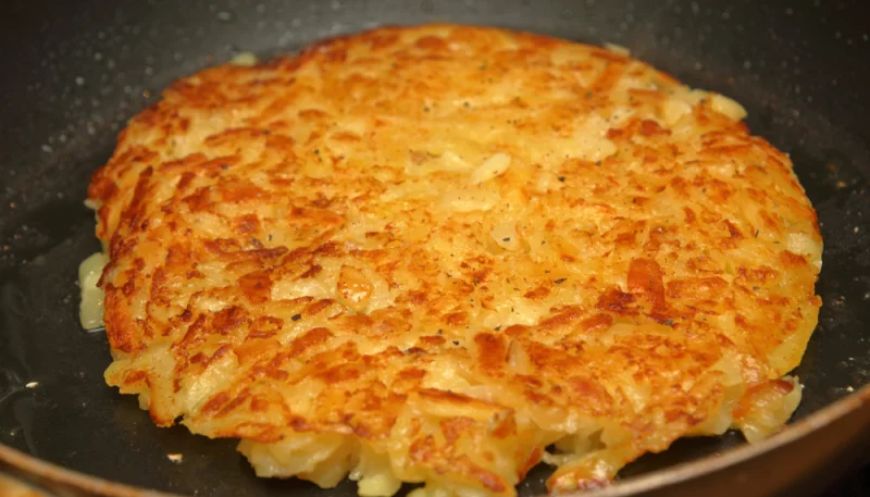 Galette de pomme de terre au comté