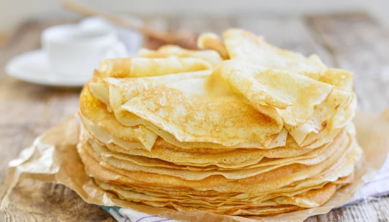 Crêpes moelleuses sans œufs