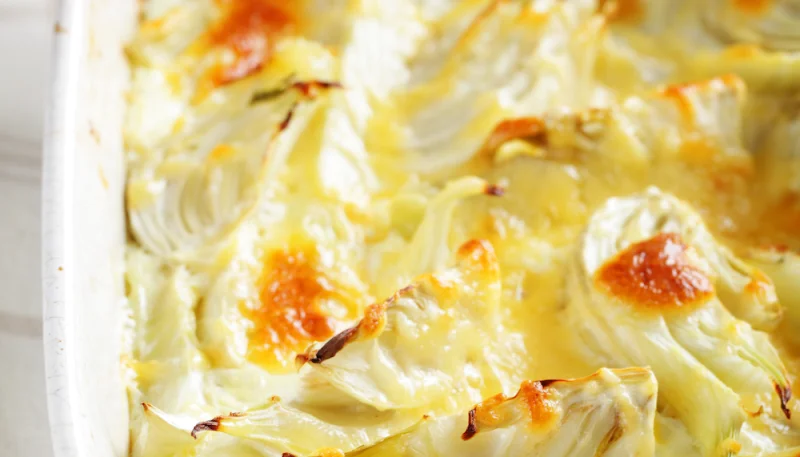 Gratin de fenouil à l'emmental