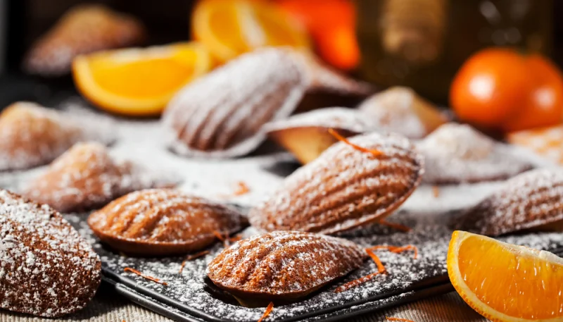 Madeleines à l'orange