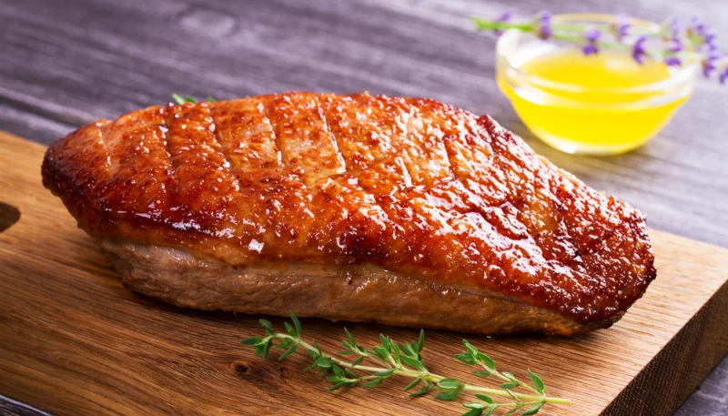 Magrets de canard au miel